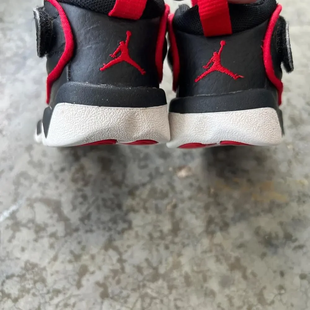 Nike Air Jordan Pro Strong Toddler 6C Black Gym Red High Top Sneakers DC7911-061